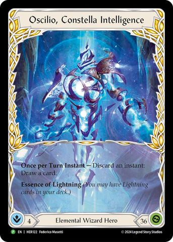 Oscilio, Constella Intelligence [HER122] (Promo)  Rainbow Foil