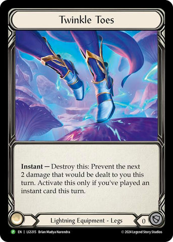 Twinkle Toes [LGS315] (Promo)  Rainbow Foil