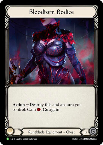 Bloodtorn Bodice [LGS316] (Promo)  Rainbow Foil