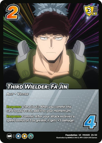 Third Wielder: Fa Jin [Challenger Series: My Hero Academia - Dark Hero Arc]