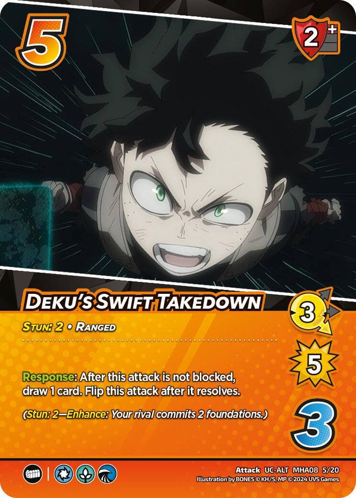 Deku's Swift Takedown (Alternate Art) [Challenger Series: My Hero Academia - Dark Hero Arc]