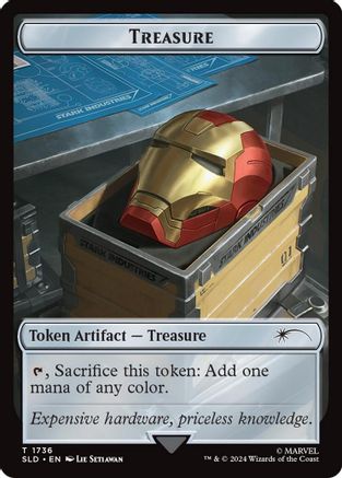 Treasure Token (1736) (Rainbow Foil) [Secret Lair Drop Series]