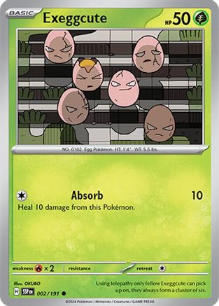 Exeggcute 002/191  SV08 Surging Sparks - Common