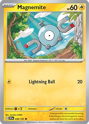 Magnemite 058  SV08 Surging Sparks - Common