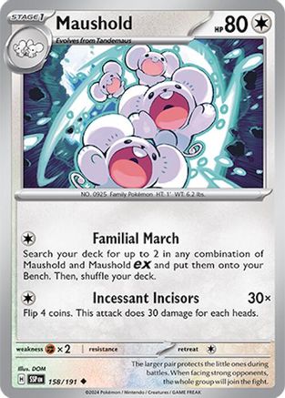 Maushold 158  SV08 Surging Sparks - Uncommon