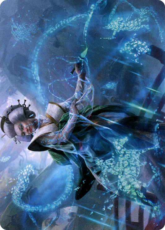 Bearer of Memory // Bearer of Memory (ANEO-001) - Neon Dynasty Art Series (Borderless) Foil