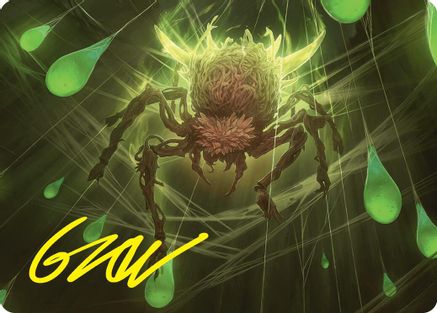 Spinner of Souls Art Card (13/54) (Gold-Stamped Signature) [Foundations Art Series]