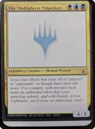 The Multiplayer Nitpickers [Unknown Event]