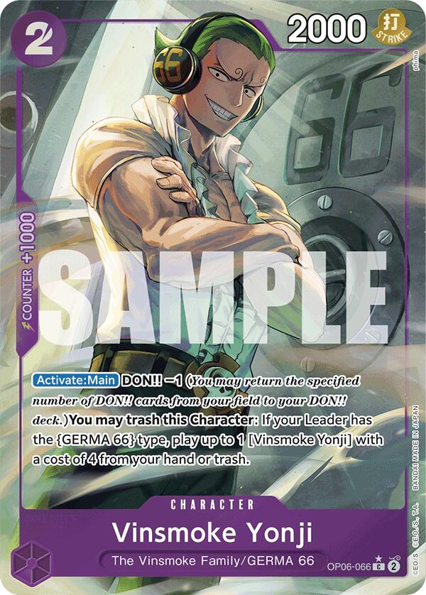 Vinsmoke Yonji (OP06-066) (Full Art) [Premium Booster -The Best-]