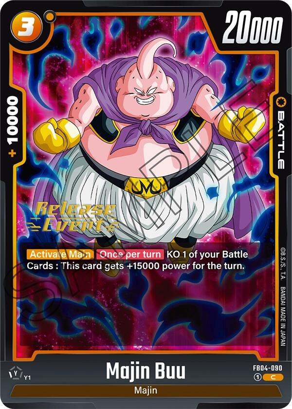 Majin Buu [Ultra Limit Release Event Cards]