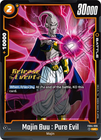 Majin Buu : Pure Evil [Ultra Limit Release Event Cards]