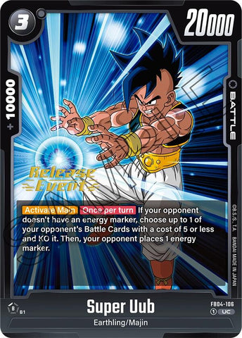 Super Uub [Ultra Limit Release Event Cards]