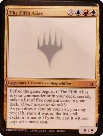 The Fifth Alias [Unknown Event]