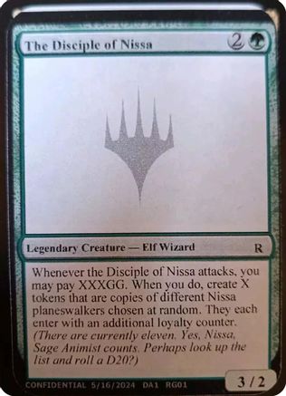 The Disciple of Nissa [Unknown Event]