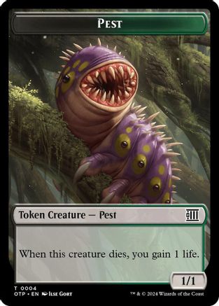 Pest // Plot Double-Sided Token [Outlaws of Thunder Junction: Breaking News Tokens]