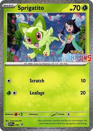 Sprigatito 191  - Holofoil SV Scarlet & Violet Promo Cards - Promo