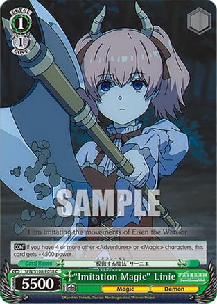 "Imitation Magic" Linie (SFN/S108-E038 C) - Frieren: Beyond Journey’s End