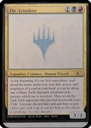 The Actualizer [Mystery Booster 2 Playtest Cards]