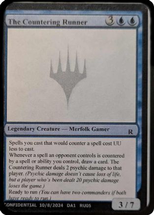 The Countering Runner [Mystery Booster 2 Playtest Cards]