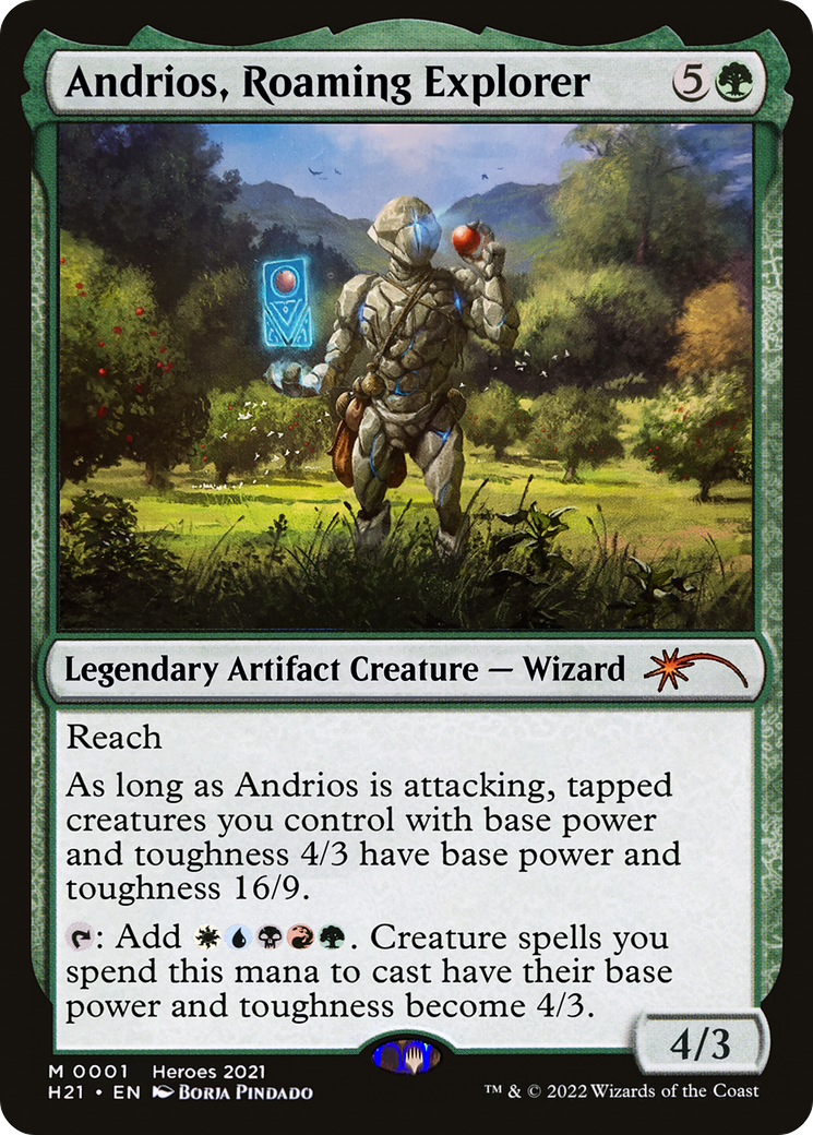 Andrios, Roaming Explorer (PH21-001) - 2021 Heroes of the Realm