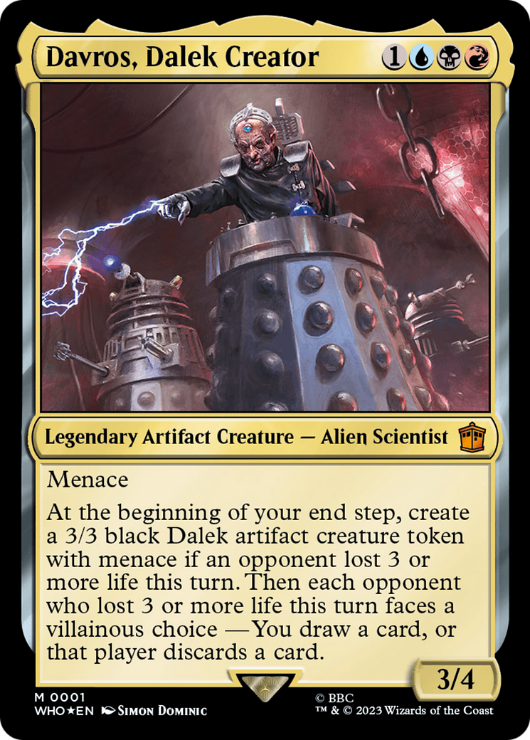 Davros, Dalek Creator [Doctor Who]