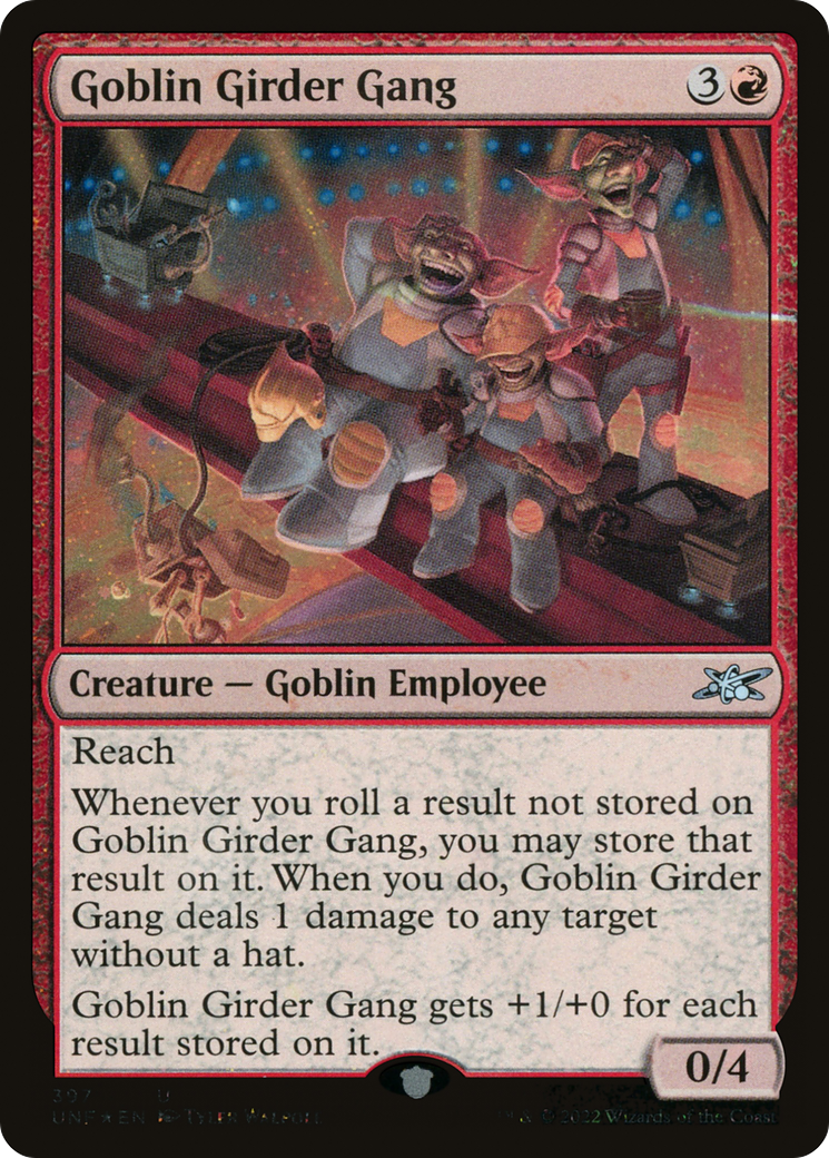 Goblin Girder Gang (Galaxy Foil) (UNF-397) - Unfinity Foil
