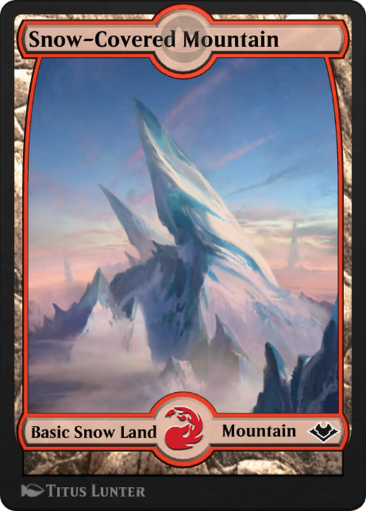 Snow-Covered Mountain (PANA-260) - MTG Arena Promos: (Full Art)