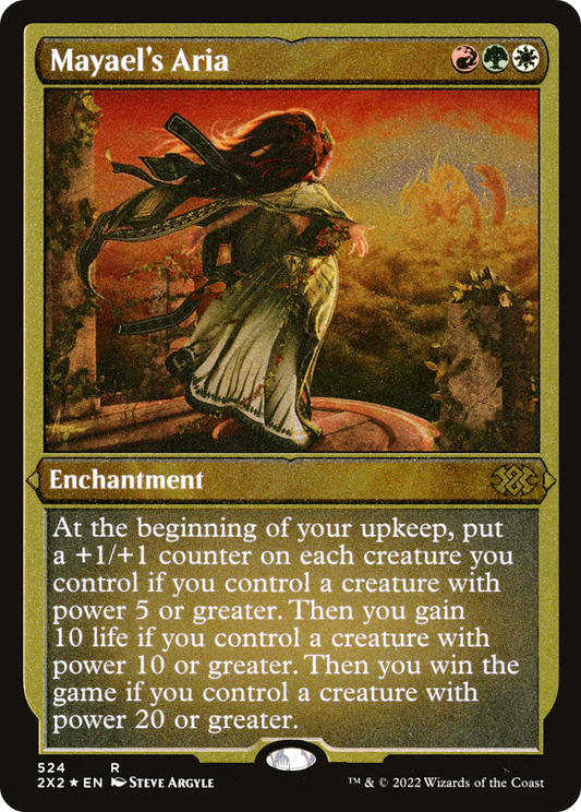 Mayael's Aria (Foil Etched) [Double Masters 2022]