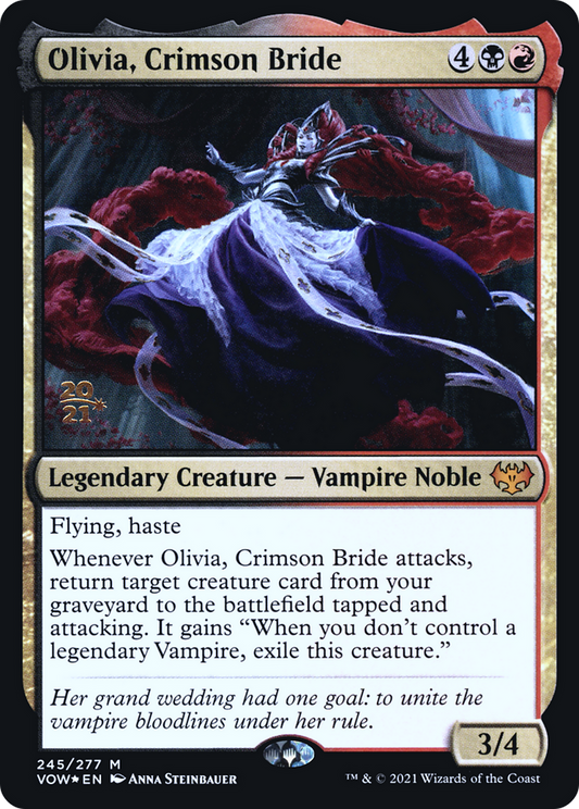 Olivia, Crimson Bride [Innistrad: Crimson Vow Prerelease Promos]