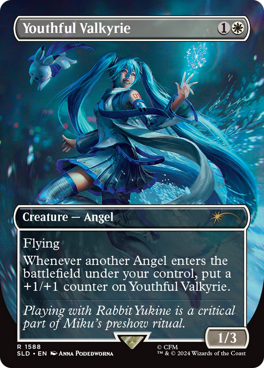 Youthful Valkyrie (SLD-1588) - Secret Lair Drop (Borderless) Foil