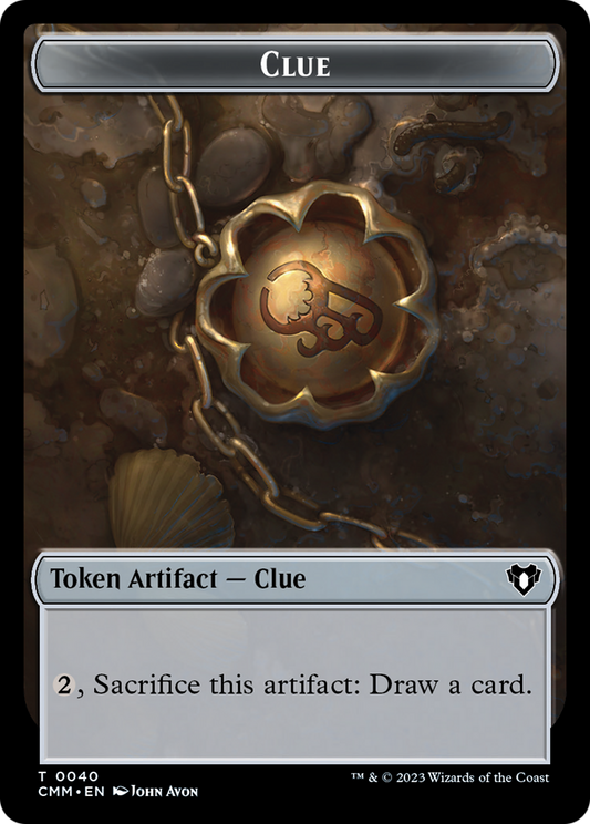 Clue (TCMM-040) - Commander Masters Tokens