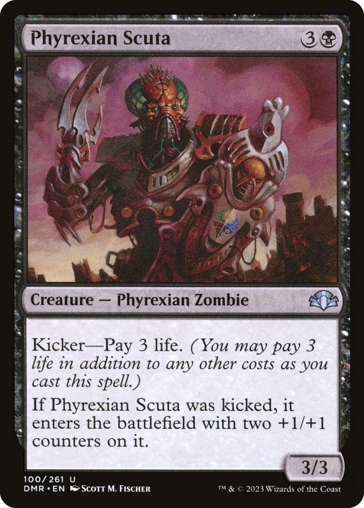 Phyrexian Scuta (DMR-100) - Dominaria Remastered Foil