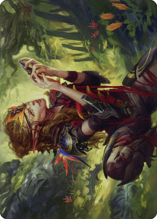Meria, Scholar of Antiquity // Meria, Scholar of Antiquity (ADMU-050) - Dominaria United Art Series (Borderless)