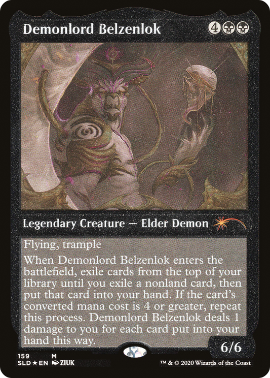 Demonlord Belzenlok (SLD-159★) - Secret Lair Drop Etched Foil