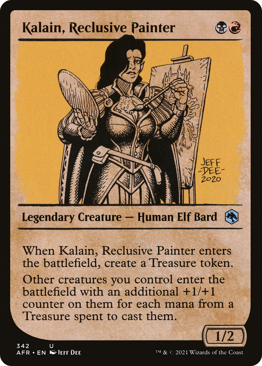 Kalain, Reclusive Painter (Showcase) [Dungeons & Dragons: Adventures in the Forgotten Realms]