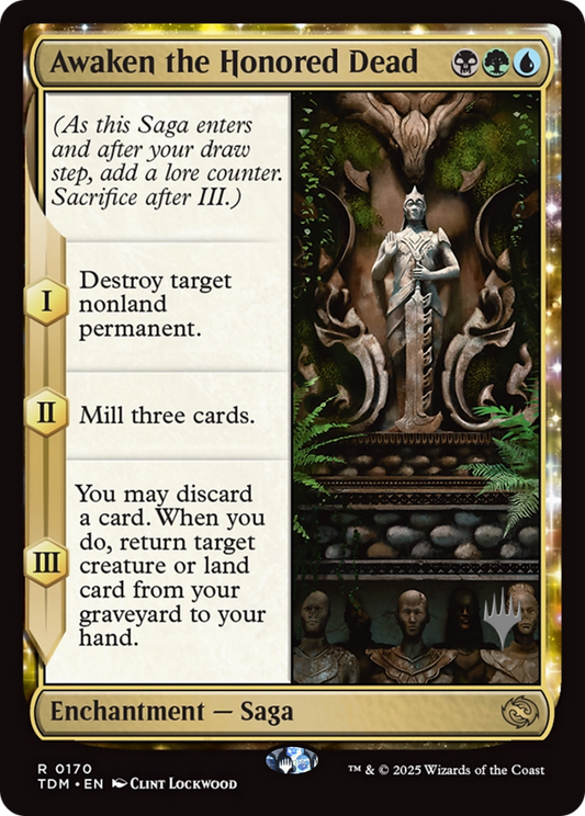 Awaken the Honored Dead [Tarkir: Dragonstorm Promos]