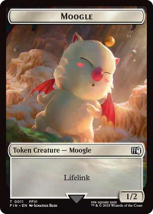 Moogle (0011) // Copy (0001) Double-Sided Token [FINAL FANTASY Tokens]