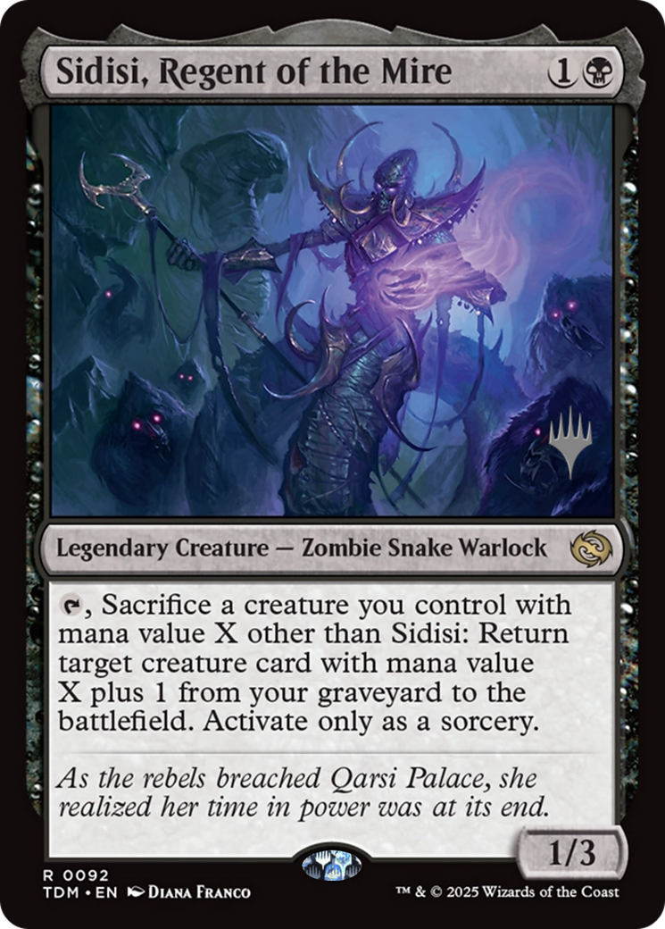 Sidisi, Regent of the Mire [Tarkir: Dragonstorm Promos]