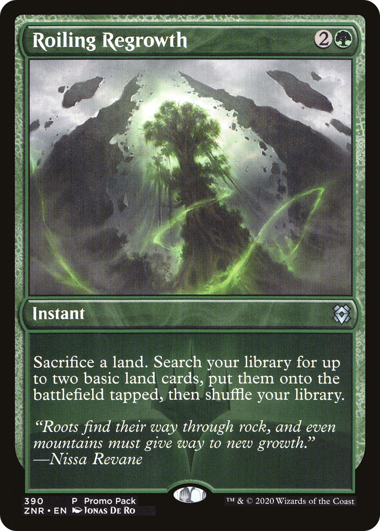 Roiling Regrowth (Promo Pack) [Zendikar Rising Promos]