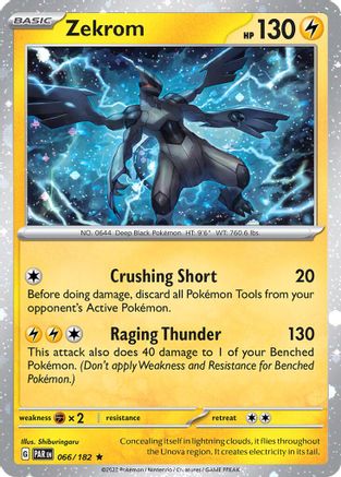 Zekrom 066/182  - Holofoil Miscellaneous Cards & Products - Rare