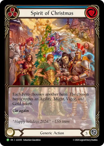 Spirit of Christmas (Cold Foil) [LGS355] (Promo)  Cold Foil