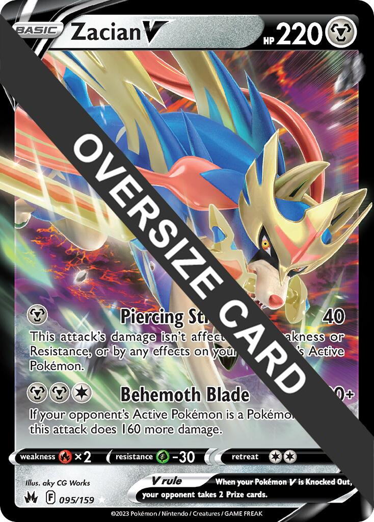 Zacian V (095/159) (Jumbo Card) [Sword & Shield: Crown Zenith]