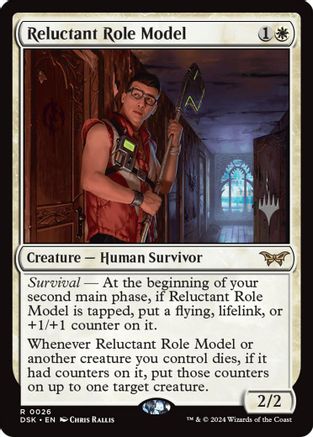 Reluctant Role Model (Promo Pack) [Duskmourn: House of Horror Promos]