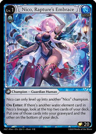 Nico, Rapture's Embrace (226) - Alchemical Revolution Alter Edition