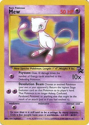 Mew 008  WoTC Promo - Promo
