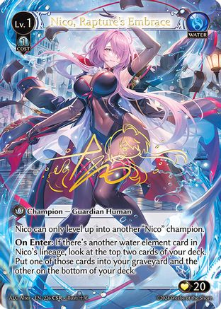 Nico, Rapture's Embrace (CSR) (226) - Alchemical Revolution Alter Edition Foil
