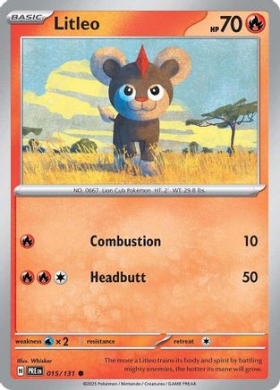 Litleo 015  SV Prismatic Evolutions - Common