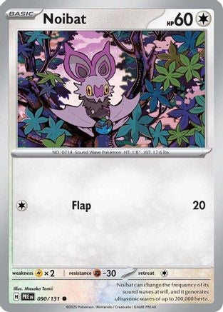 Noibat 090  - Reverse Holofoil SV Prismatic Evolutions - Common