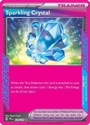 Sparkling Crystal 129  - Holofoil SV Prismatic Evolutions - ACE SPEC Rare