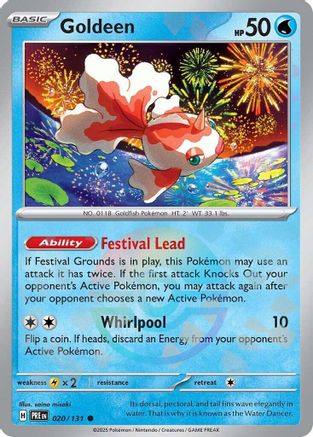 Goldeen (Poke Ball Pattern) 020  - Holofoil SV Prismatic Evolutions - Common